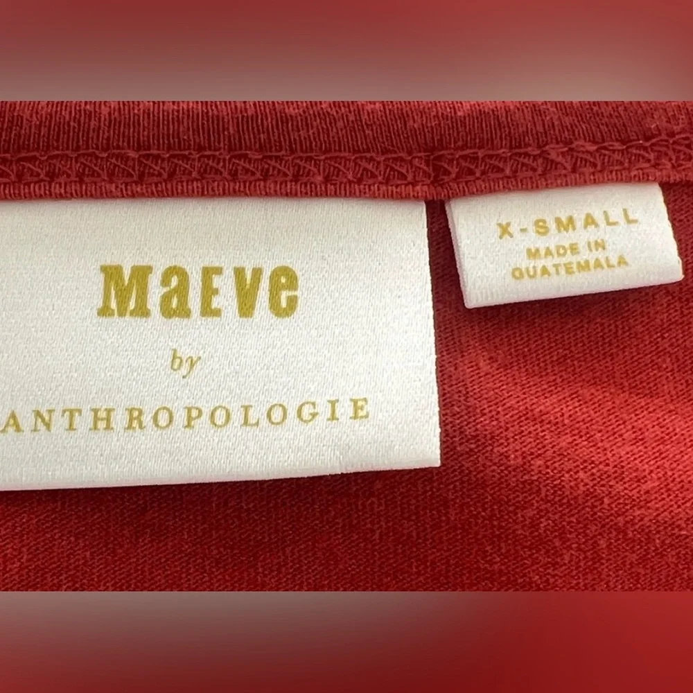 NWT $68 Anthropologie Maeve Annetta Long Sleeve Top - Picture 3 of 9